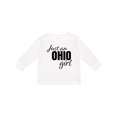 thumbnail image 1 of Inktastic Just an Ohio Girl Born in Ohio Girls Long Sleeve Toddler T-Shirt, 1 of 5