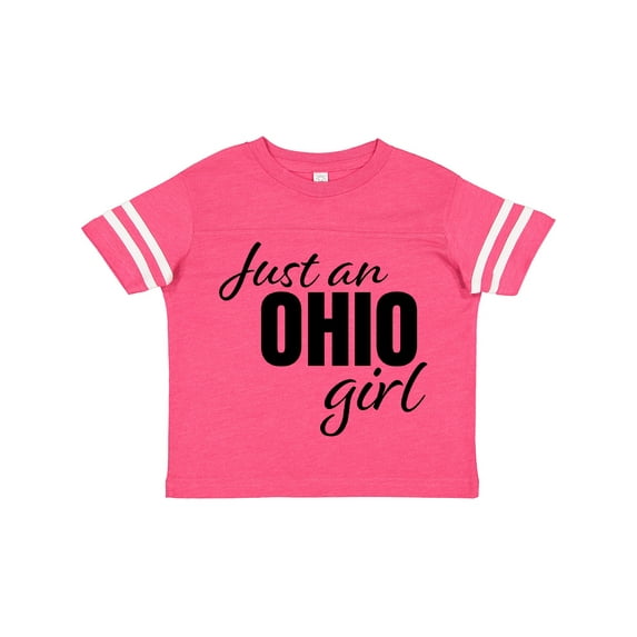 Inktastic Just an Ohio Girl Born in Ohio Girls Toddler T-Shirt