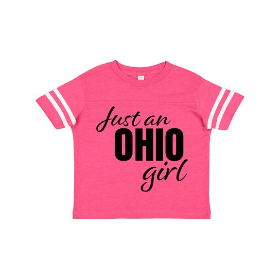 Inktastic Just an Ohio Girl Born in Ohio Girls Toddler T-Shirt