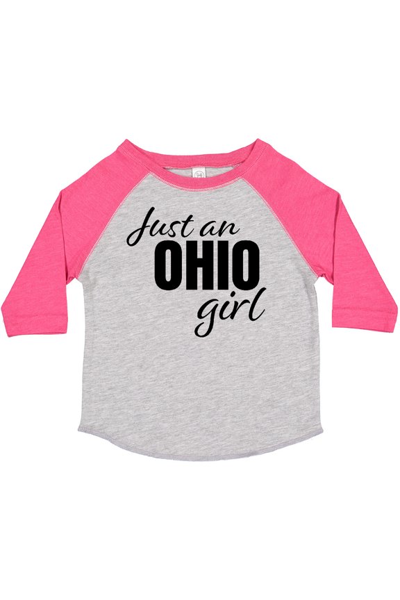Just an Ohio Girl Born in Ohio Girls Toddler T-Shirt