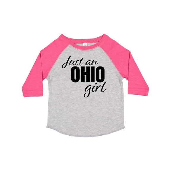 Inktastic Just an Ohio Girl Born in Ohio Girls Toddler T-Shirt
