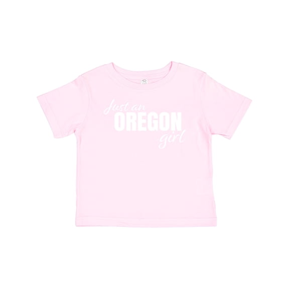 Inktastic Just an Oregon Girl Born and Raised Girls Baby T-Shirt