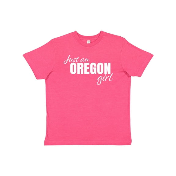 Inktastic Just an Oregon Girl Born and Raised Youth T-Shirt