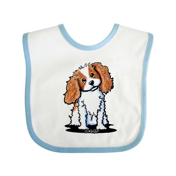 Inktastic Kc Cavalier Spaniel Boys or Girls Baby Bib