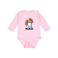 thumbnail image 1 of Inktastic Kc Cavalier Spaniel Boys or Girls Long Sleeve Baby Bodysuit, 1 of 5