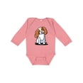 thumbnail image 1 of Inktastic Kc Cavalier Spaniel Boys or Girls Long Sleeve Baby Bodysuit, 1 of 5