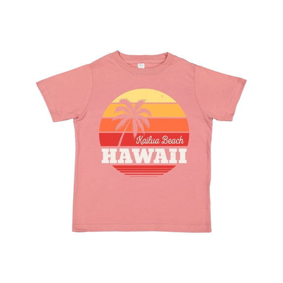 Inktastic Kailua Beach Hawaii Retro Sunset Boys or Girls Toddler T-Shirt