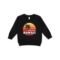 thumbnail image 1 of Inktastic Kailua Beach Hawaii Retro Sunset Toddler Sweatshirt, 1 of 4