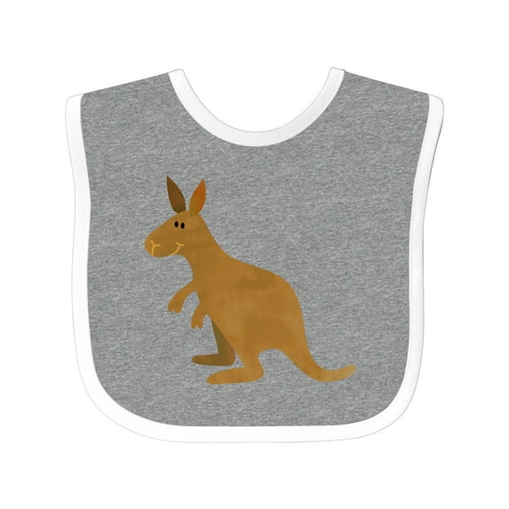 Inktastic Kangaroo Cute Boys or Girls Baby Bib