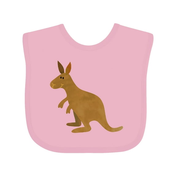 Inktastic Kangaroo Cute Boys or Girls Baby Bib