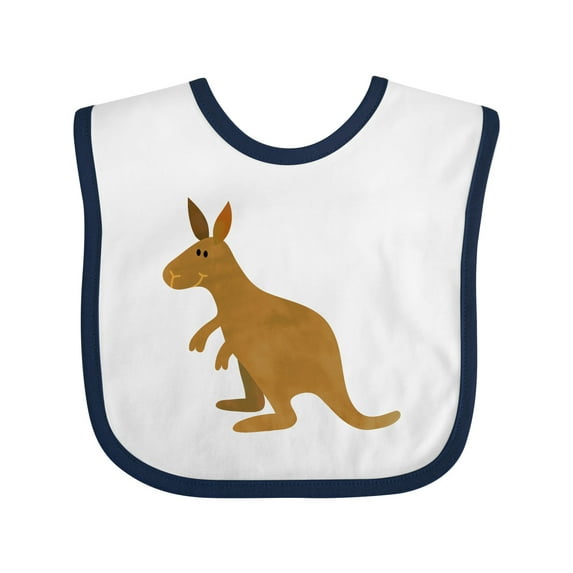 Inktastic Kangaroo Cute Boys or Girls Baby Bib