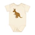thumbnail image 1 of Inktastic Kangaroo Cute Boys or Girls Baby Bodysuit, 1 of 5