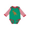 thumbnail image 1 of Inktastic Kangaroo Cute Boys or Girls Long Sleeve Baby Bodysuit, 1 of 5