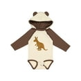 thumbnail image 1 of Inktastic Kangaroo Cute Boys or Girls Long Sleeve Baby Bodysuit, 1 of 5