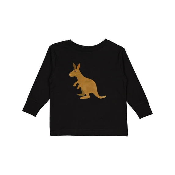 Inktastic Kangaroo Cute Boys or Girls Long Sleeve Toddler T-Shirt