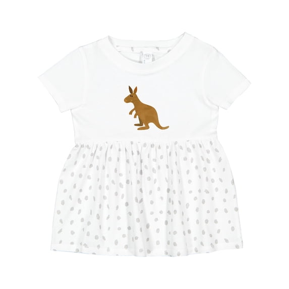 Inktastic Kangaroo Cute Girls Baby Dress