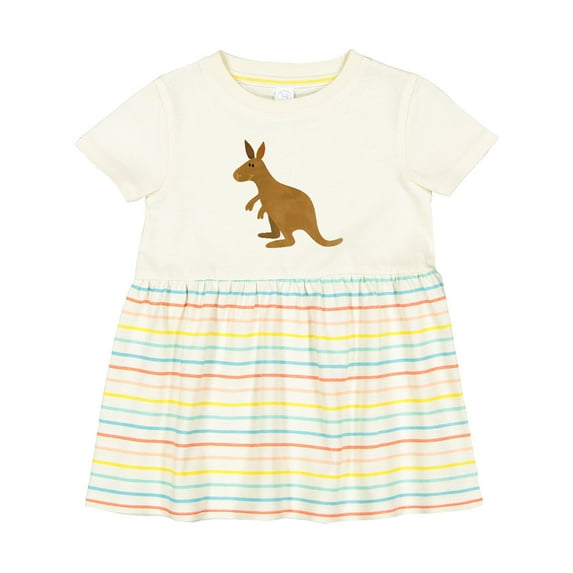 Inktastic Kangaroo Cute Girls Baby Dress
