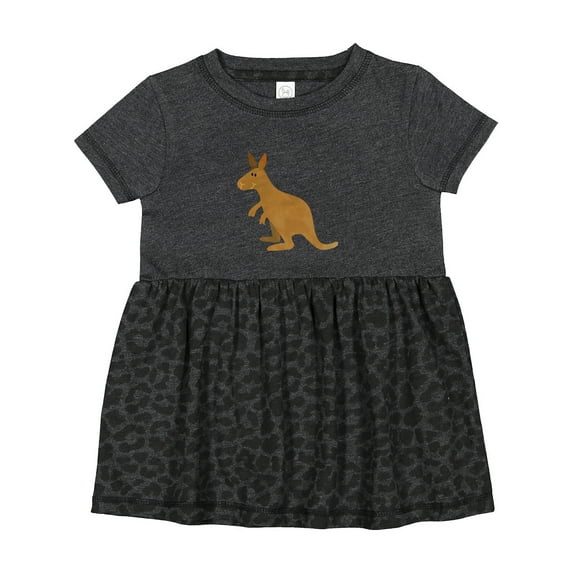 Inktastic Kangaroo Cute Girls Baby Dress