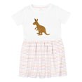 thumbnail image 1 of Inktastic Kangaroo Cute Girls Toddler Dress, 1 of 5