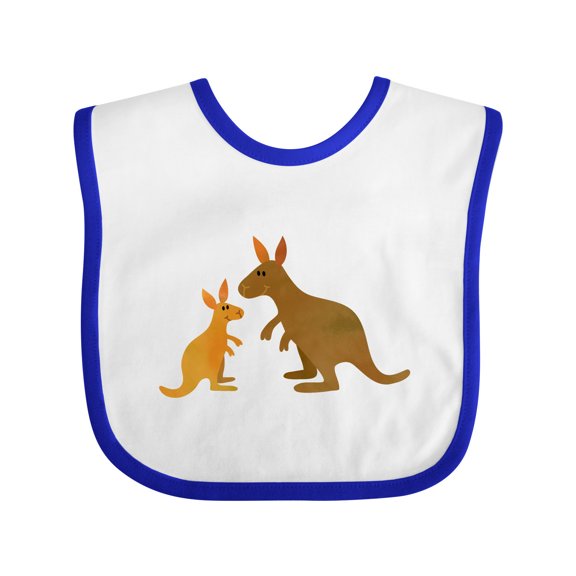 Inktastic Kangaroo Family Boys or Girls Baby Bib