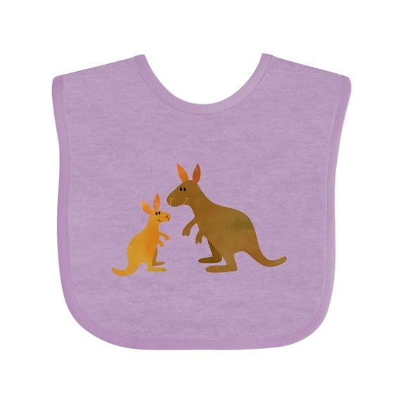 Inktastic Kangaroo Family Boys or Girls Baby Bib