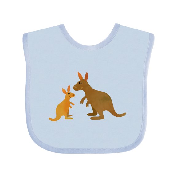 Inktastic Kangaroo Family Boys or Girls Baby Bib