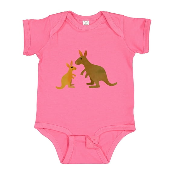 Inktastic Kangaroo Family Boys or Girls Baby Bodysuit