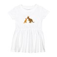 thumbnail image 1 of Inktastic Kangaroo Family Girls Baby Dress, 1 of 5