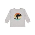 thumbnail image 1 of Inktastic Kangaroo Retro Australia Boys or Girls Long Sleeve Toddler T-Shirt, 1 of 5