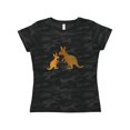 thumbnail image 1 of Inktastic Kangaroo family Women's T-Shirt, 1 of 5