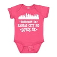 thumbnail image 1 of Inktastic Kansas City Missouri Loves Me Skyline Boys or Girls Baby Bodysuit, 1 of 5