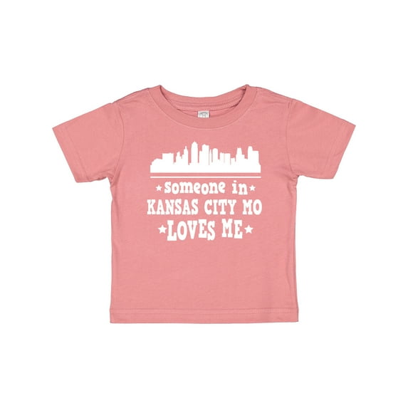 Inktastic Kansas City Missouri Loves Me Skyline Boys or Girls Baby T-Shirt