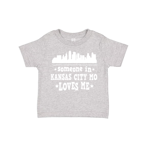 Inktastic Kansas City Missouri Loves Me Skyline Boys or Girls Toddler T-Shirt