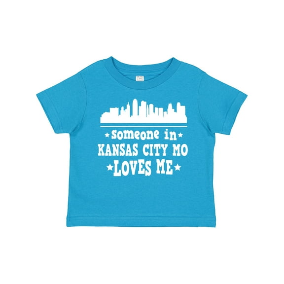 Inktastic Kansas City Missouri Loves Me Skyline Boys or Girls Toddler T-Shirt