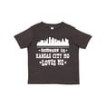 thumbnail image 1 of Inktastic Kansas City Missouri Loves Me Skyline Boys or Girls Toddler T-Shirt, 1 of 5
