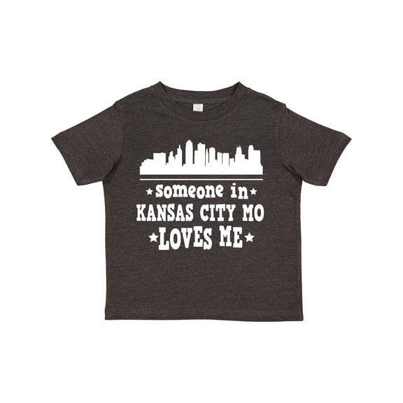 Inktastic Kansas City Missouri Loves Me Skyline Boys or Girls Toddler T-Shirt