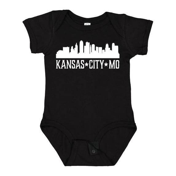 Inktastic Kansas City Missouri Skyline MO Cities Boys or Girls Baby Bodysuit