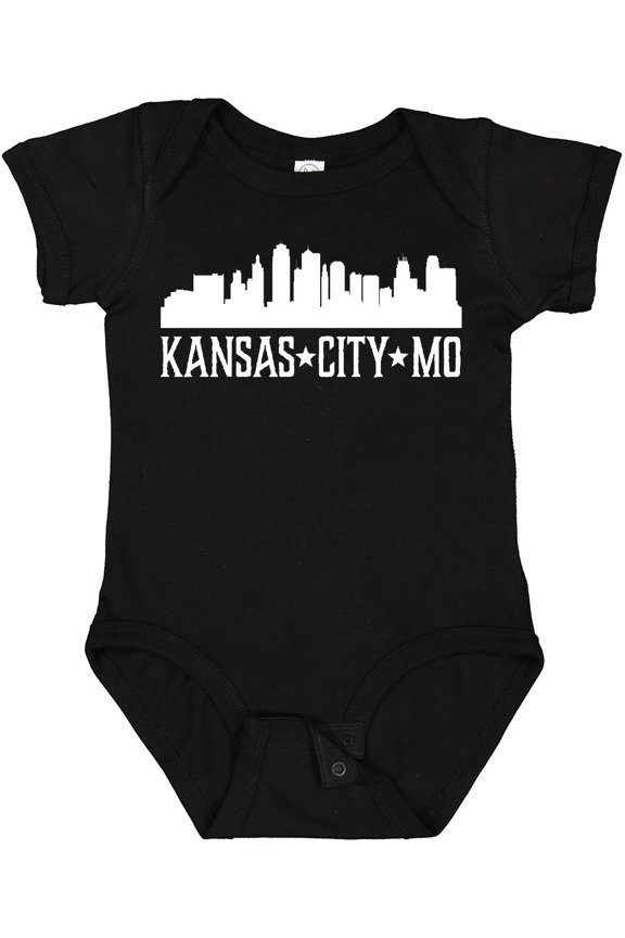 Kansas City Missouri Skyline MO Cities Boys or Girls Baby Bodysuit