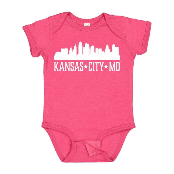 Inktastic Kansas City Missouri Skyline MO Cities Boys or Girls Baby Bodysuit