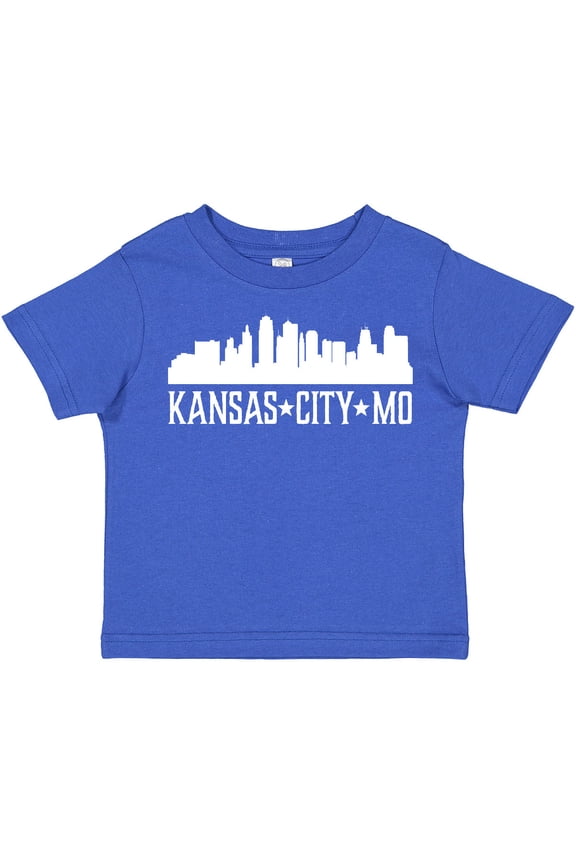Kansas City Missouri Skyline MO Cities Boys or Girls Toddler T-Shirt