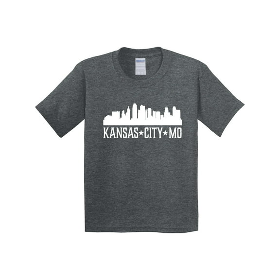 Inktastic Kansas City Missouri Skyline Mo Cities Youth T-Shirt