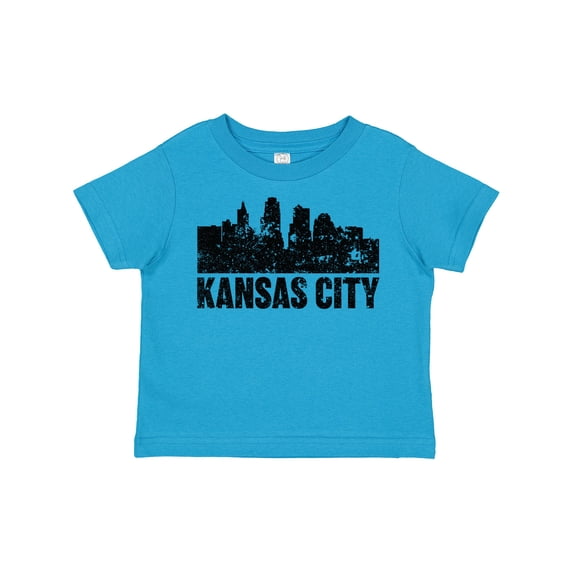 Inktastic Kansas City Skyline Grunge Boys or Girls Toddler T-Shirt