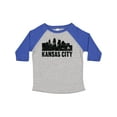 thumbnail image 1 of Inktastic Kansas City Skyline Grunge Boys or Girls Toddler T-Shirt, 1 of 5