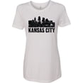thumbnail image 1 of Inktastic Kansas City Skyline Grunge Women's T-Shirt, 1 of 5