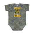 thumbnail image 1 of Inktastic Kansas the Sunflower State Boys or Girls Baby Bodysuit, 1 of 5