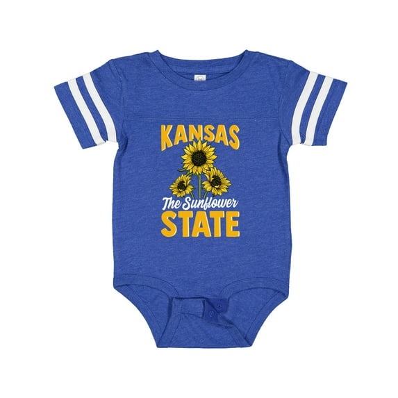 Inktastic Kansas the Sunflower State Boys or Girls Baby Bodysuit