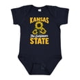 thumbnail image 1 of Inktastic Kansas the Sunflower State Boys or Girls Baby Bodysuit, 1 of 5