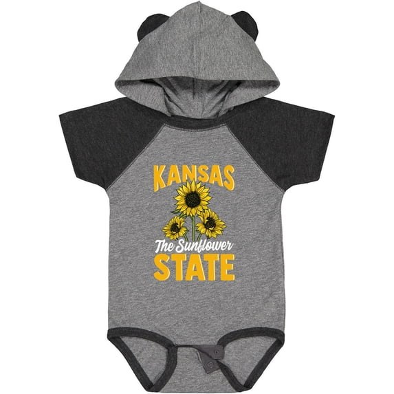 Inktastic Kansas the Sunflower State Boys or Girls Baby Bodysuit