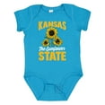 thumbnail image 1 of Inktastic Kansas the Sunflower State Boys or Girls Baby Bodysuit, 1 of 5