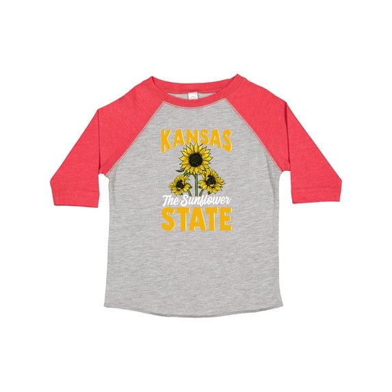 Inktastic Kansas the Sunflower State Boys or Girls Toddler T-Shirt